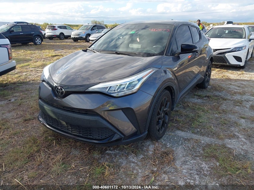 VIN JTNKHMBX0M1129404 2021 TOYOTA C-HR NIGHTSHADE EDITION