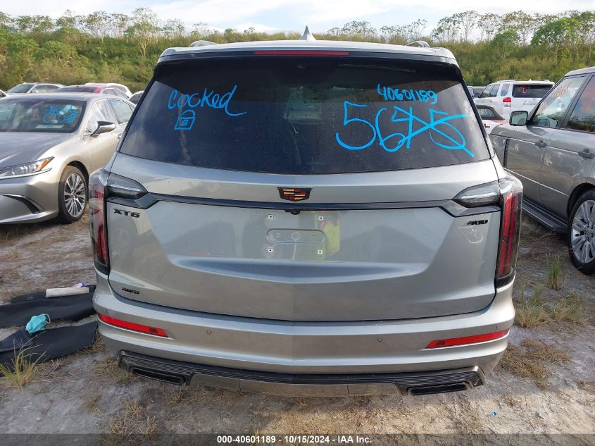 2023 Cadillac Xt6 Sport VIN: 1GYKPGRS3PZ167972 Lot: 40601189