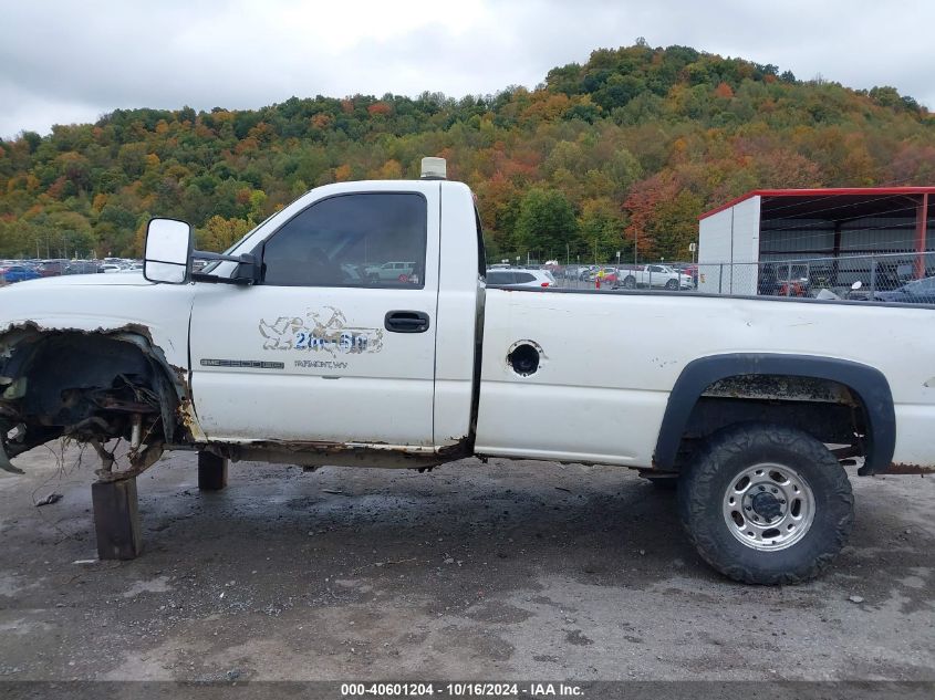 2006 GMC Sierra 2500Hd Work Truck VIN: 1GTHK24UX6E276705 Lot: 40601204