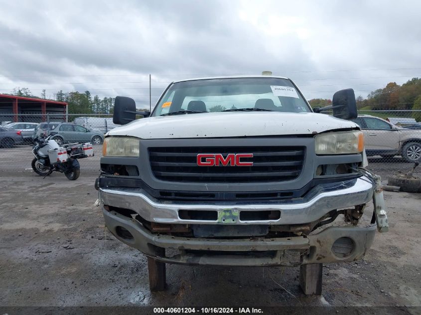 2006 GMC Sierra 2500Hd Work Truck VIN: 1GTHK24UX6E276705 Lot: 40601204