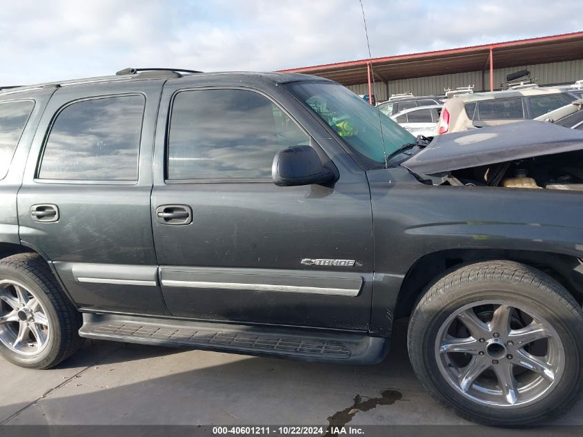 2003 Chevrolet Tahoe Ls VIN: 1GNEC13Z93R285124 Lot: 40601211