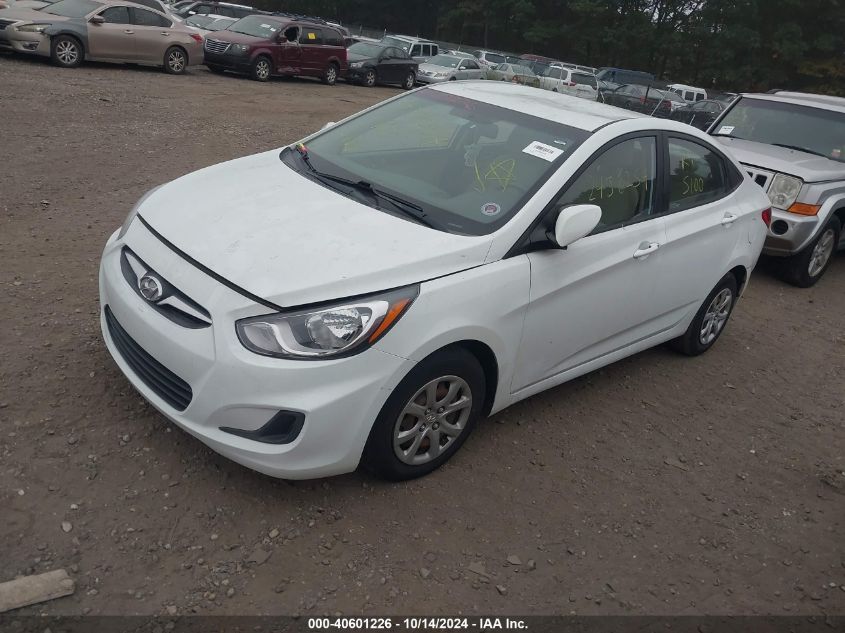 2014 Hyundai Accent Gls VIN: KMHCT4AE2EU639062 Lot: 40601226