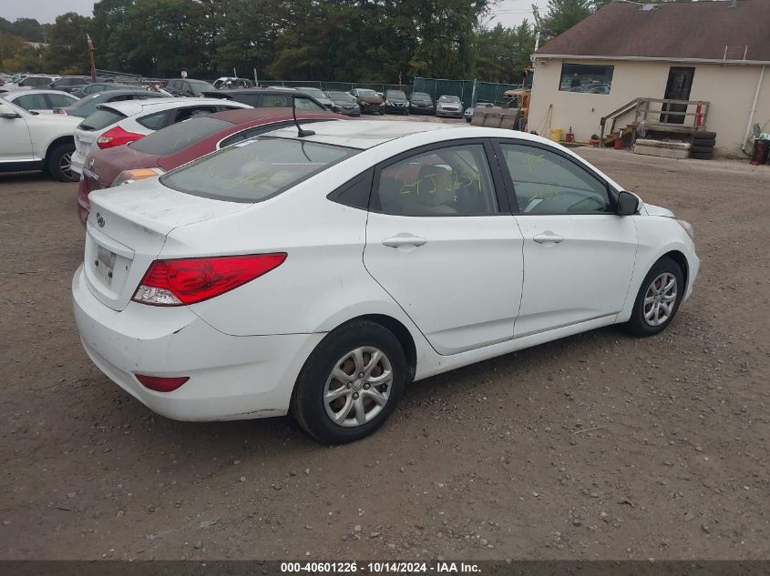 2014 Hyundai Accent Gls VIN: KMHCT4AE2EU639062 Lot: 40601226