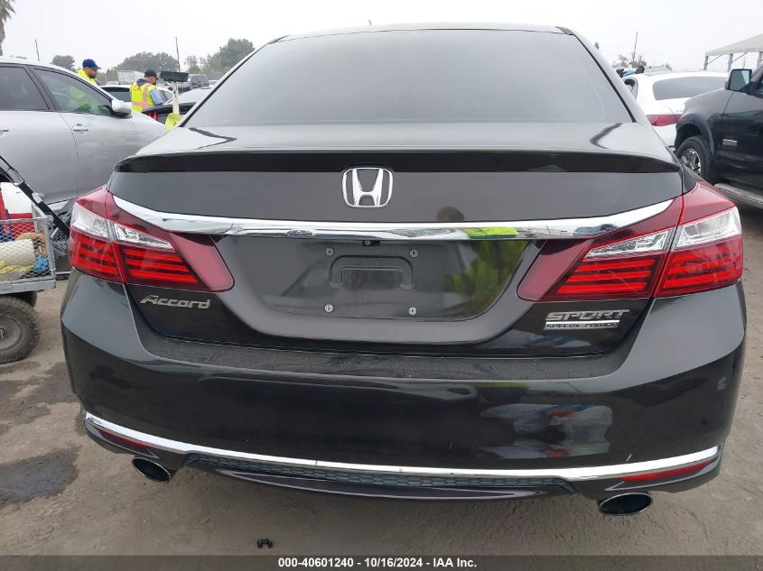 2017 Honda Accord Sport Se VIN: 1HGCR2F15HA204606 Lot: 40601240