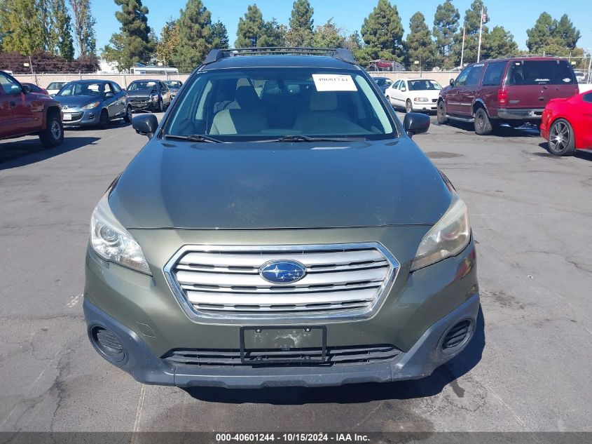 2015 Subaru Outback 2.5I VIN: 4S4BSAAC3F3217868 Lot: 40601244