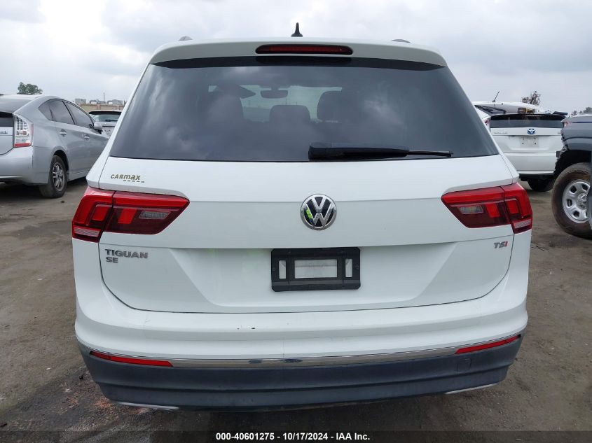 2018 Volkswagen Tiguan 2.0T Se/2.0T Sel VIN: 3VV3B7AX2JM198009 Lot: 40601275