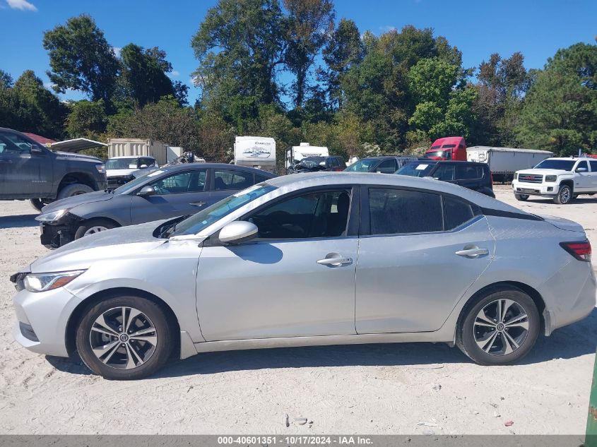 2021 Nissan Sentra Sv Xtronic Cvt VIN: 3N1AB8CV2MY261178 Lot: 40601351