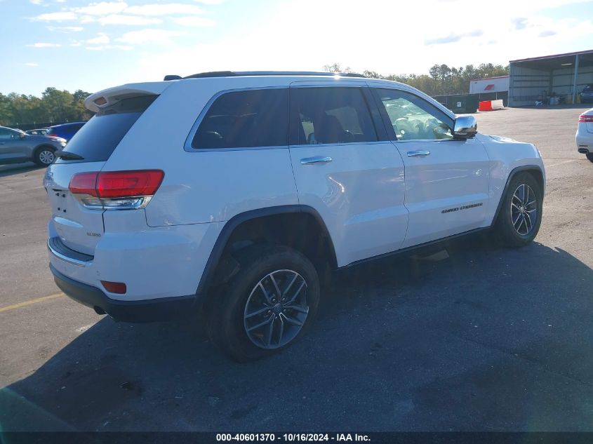 2017 Jeep Grand Cherokee Limited 4X4 VIN: 1C4RJFBG4HC743160 Lot: 40601370