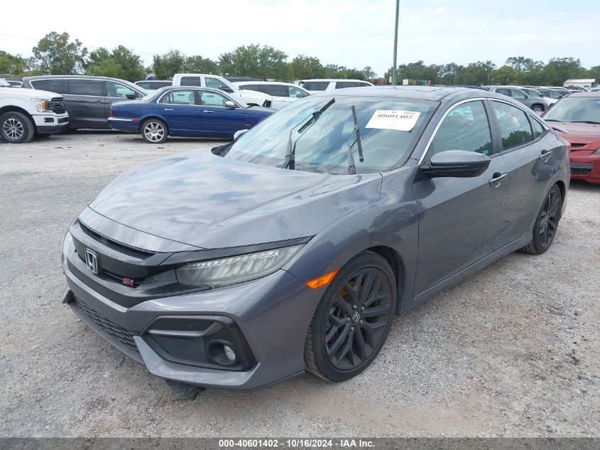 2020 Honda Civic Si Sedan VIN: 2HGFC1E51LH700400 Lot: 40601402