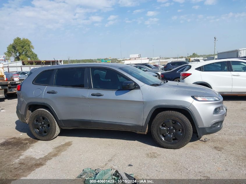 2014 Jeep Cherokee Sport VIN: 1C4PJLAB5EW301607 Lot: 40601423