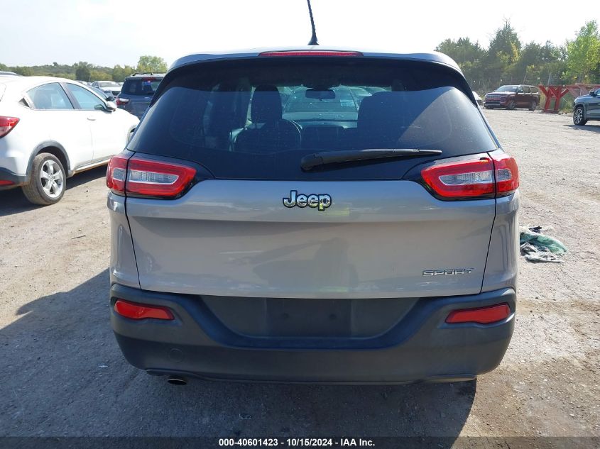 2014 Jeep Cherokee Sport VIN: 1C4PJLAB5EW301607 Lot: 40601423