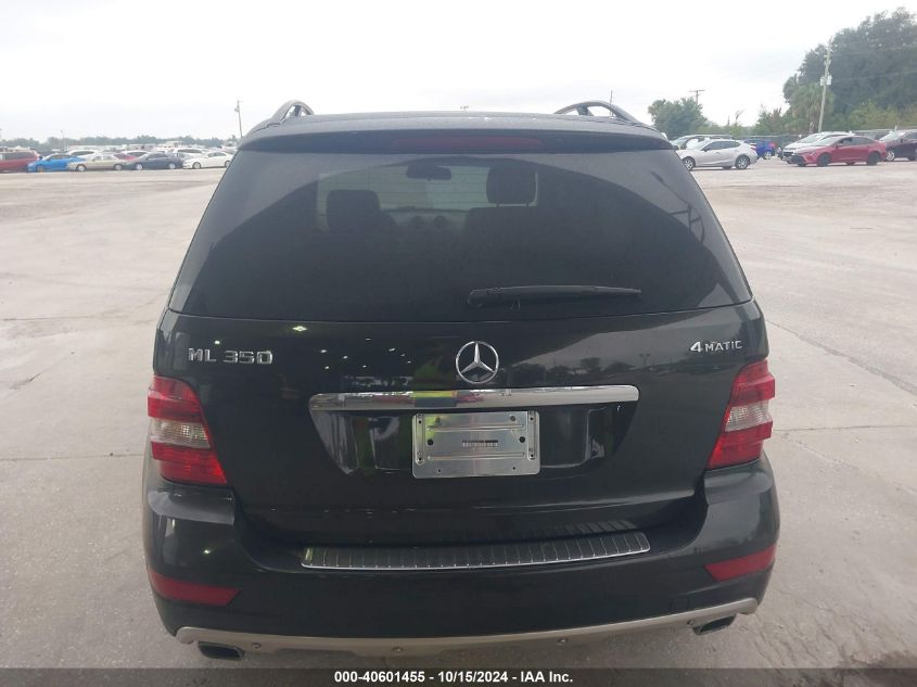 2009 Mercedes-Benz Ml 350 4Matic VIN: 4JGBB86E49A451178 Lot: 40601455