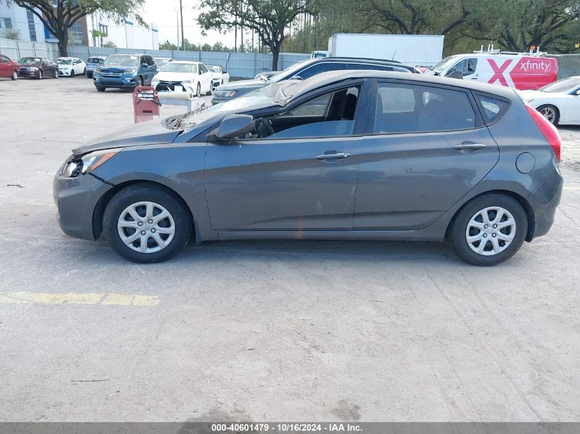 2012 Hyundai Accent Gs VIN: KMHCT5AE7CU050253 Lot: 40601479