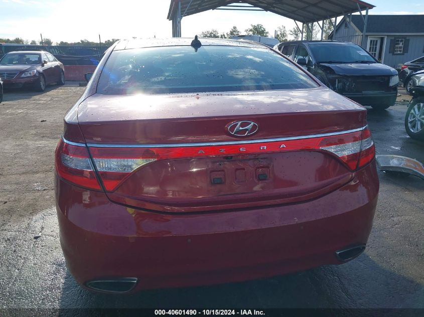 2013 Hyundai Azera VIN: KM8FH4JG6DA216307 Lot: 40601490