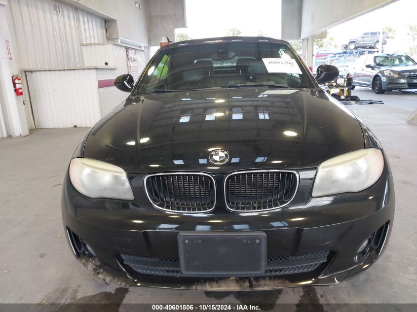 2013 BMW 128I VIN: WBAUN1C53DVR01160 Lot: 40601506