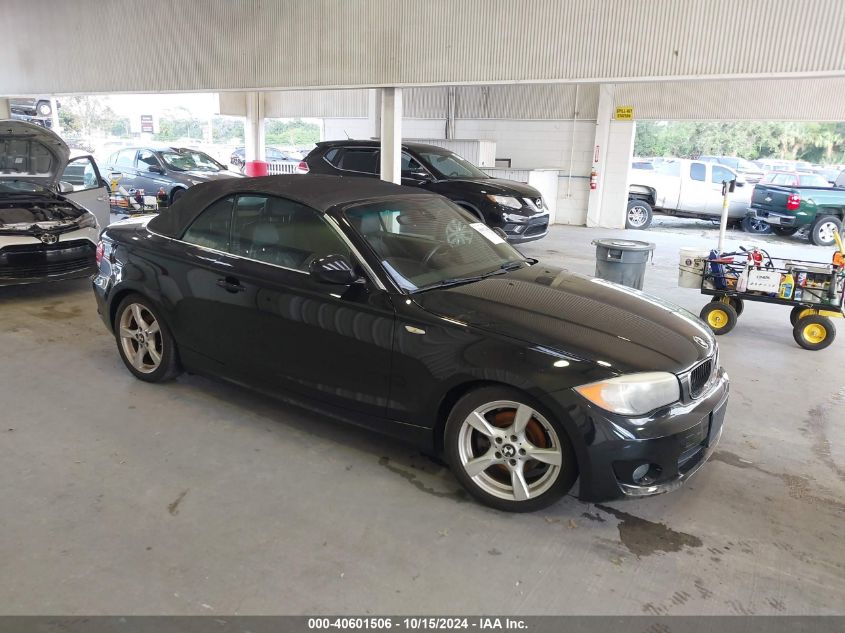 2013 BMW 128I VIN: WBAUN1C53DVR01160 Lot: 40601506