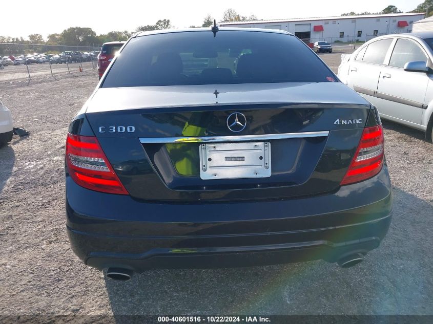 2012 Mercedes-Benz C 300 Luxury 4Matic/Sport 4Matic VIN: WDDGF8BB7CA709149 Lot: 40601516