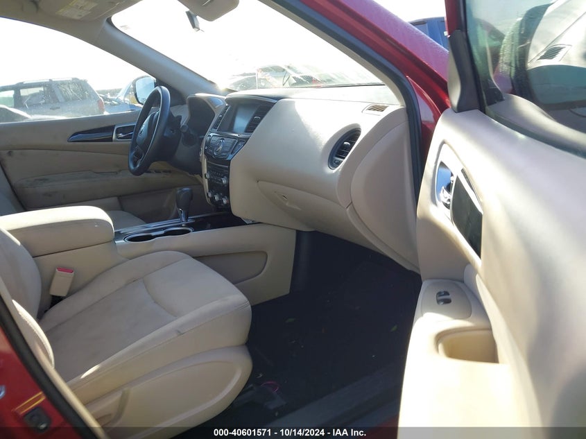 VIN 5N1DR2MN1HC621309 2017 NISSAN PATHFINDER S