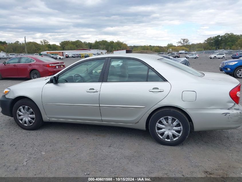 2004 Toyota Camry Le/Se/Std/Xle VIN: JTDBE32K040245980 Lot: 40601588