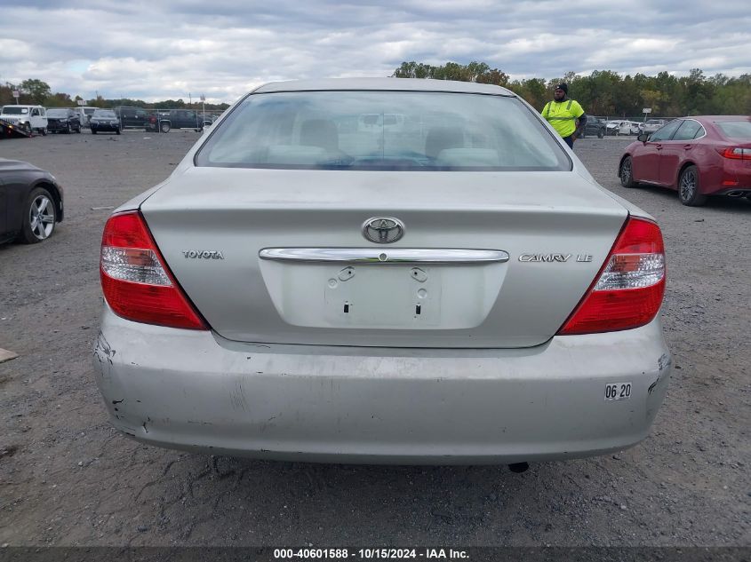 2004 Toyota Camry Le/Se/Std/Xle VIN: JTDBE32K040245980 Lot: 40601588