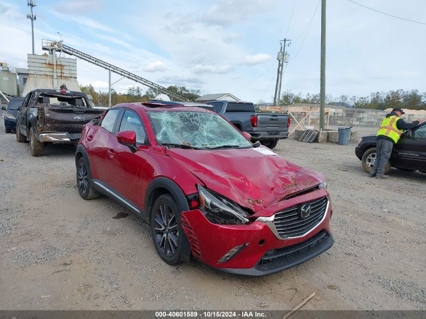 2018 Mazda Cx-3 Grand Touring VIN: JM1DKFD7XJ0327562 Lot: 40601589