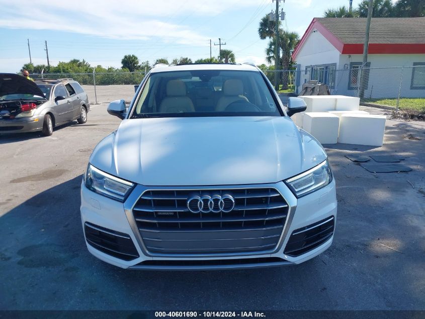 2019 Audi Q5 45 Premium VIN: WA1ANAFY0K2064484 Lot: 40601690