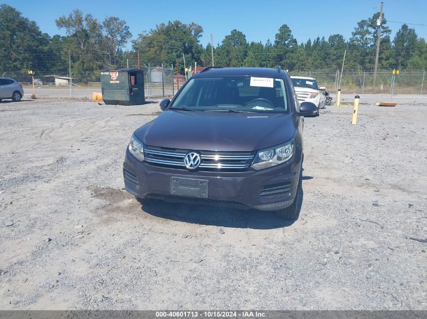 2016 Volkswagen Tiguan S VIN: WVGBV7AXXGW544085 Lot: 40601713