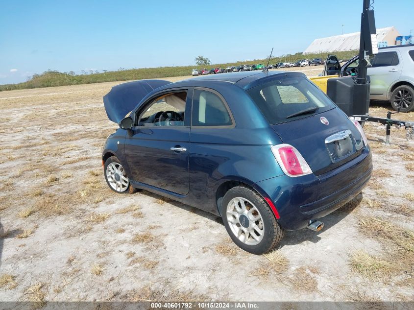 2015 Fiat 500 Pop VIN: 3C3CFFAR2FT549906 Lot: 40601792