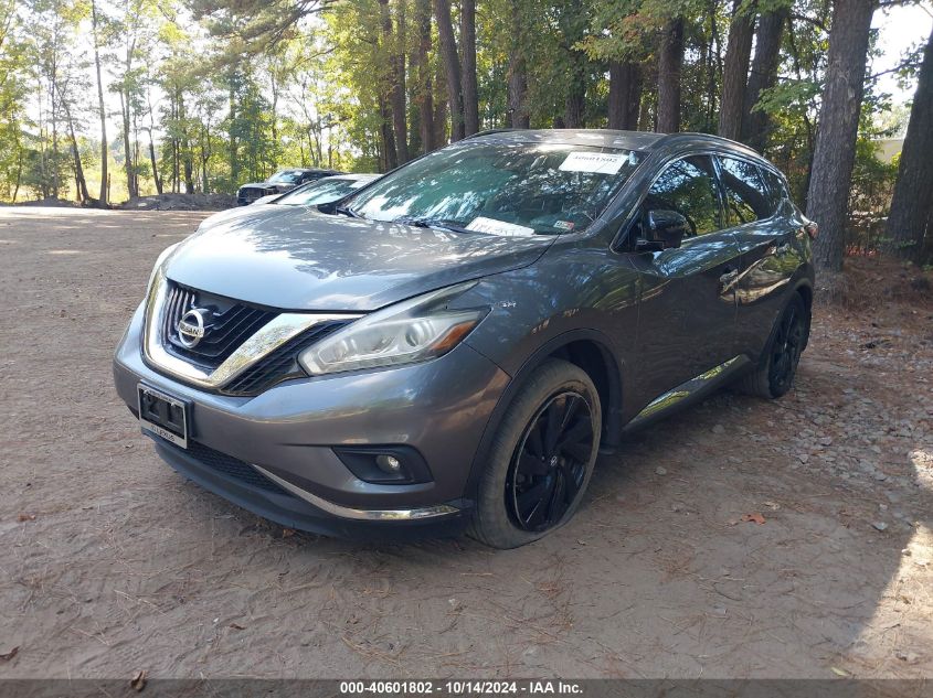 2017 Nissan Murano Platinum VIN: 5N1AZ2MG9HN184409 Lot: 40601802