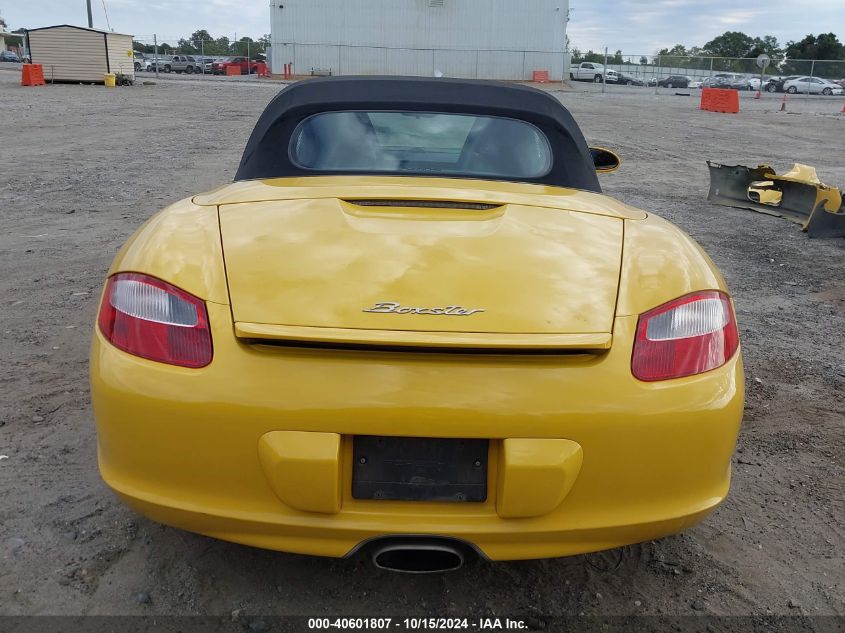 2006 Porsche Boxster VIN: WP0CA29836U711417 Lot: 40601807