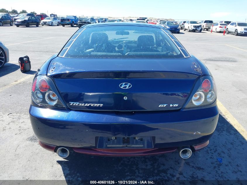 2005 Hyundai Tiburon Gt/Se VIN: KMHHN65F05U182623 Lot: 40601826