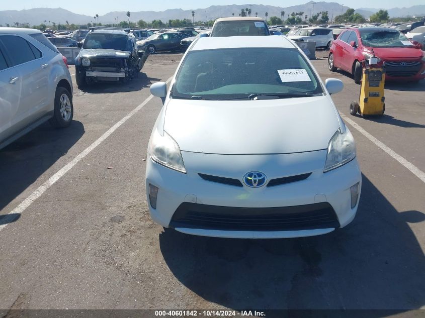 2012 Toyota Prius Two VIN: JTDKN3DU6C5512202 Lot: 40601842