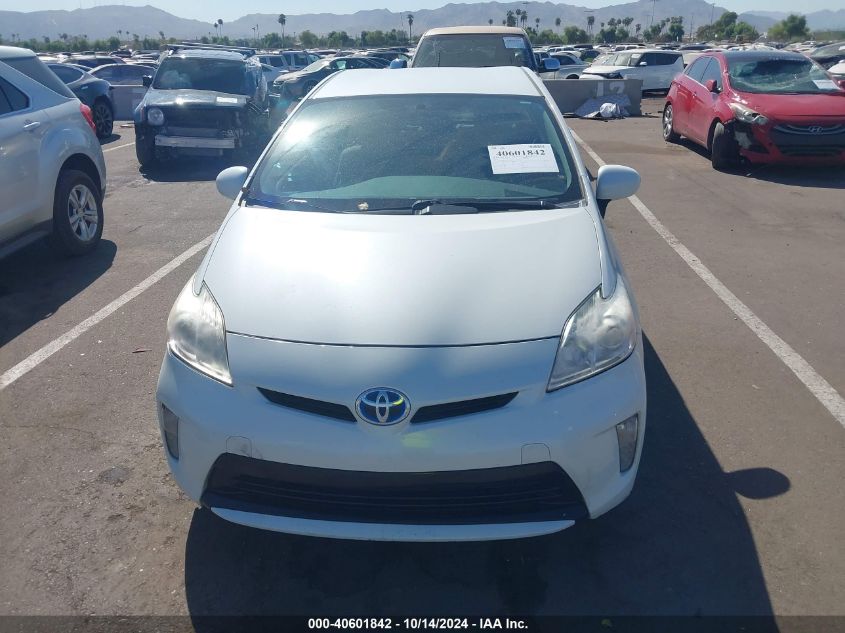 2012 Toyota Prius Two VIN: JTDKN3DU6C5512202 Lot: 40601842