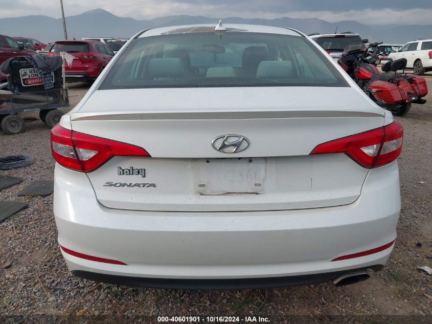 2016 Hyundai Sonata Se VIN: 5NPE24AF8GH278894 Lot: 40601901