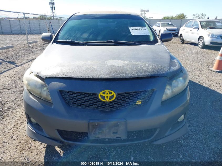 2010 Toyota Corolla S VIN: 2T1BU4EE0AC482551 Lot: 40601914