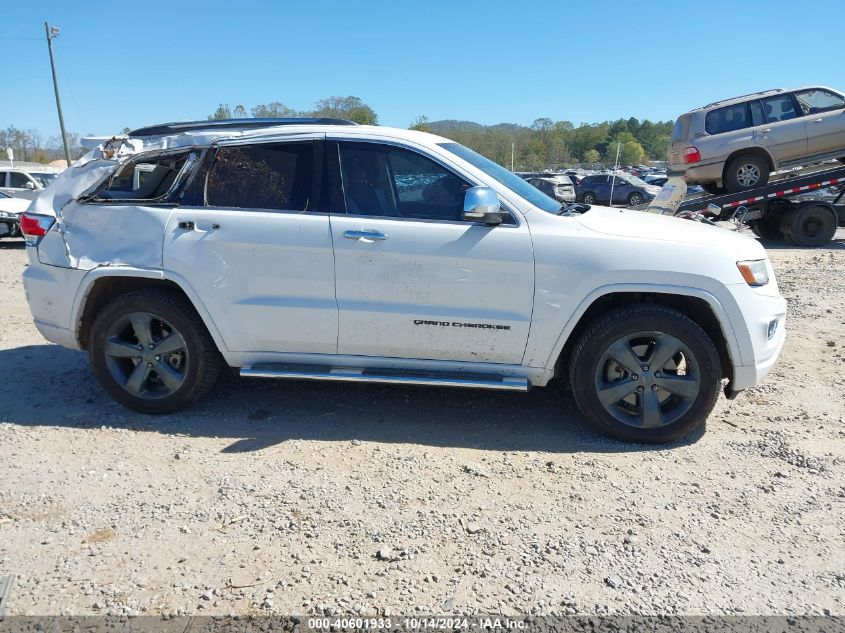 2014 Jeep Grand Cherokee Overland VIN: 1C4RJFCT2EC125083 Lot: 40601933