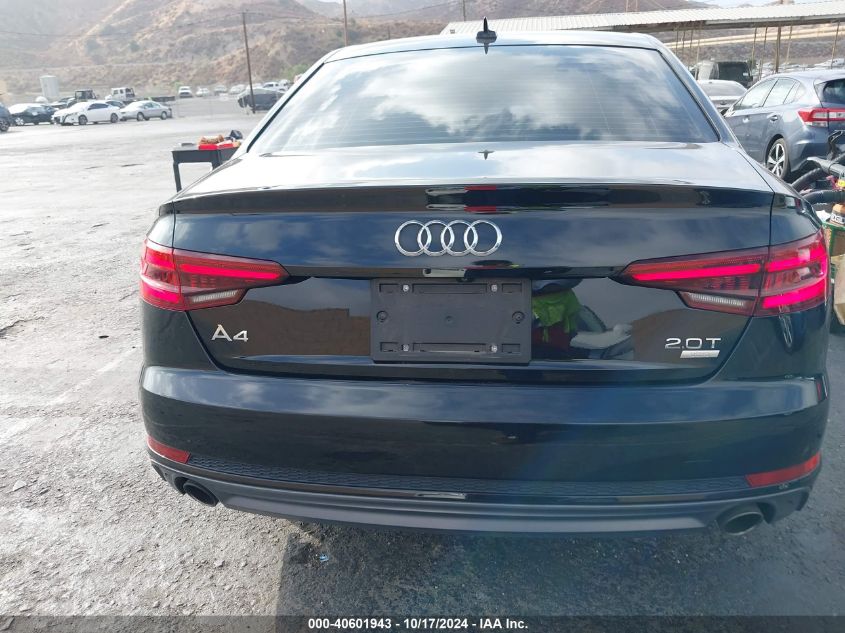 2018 Audi A4 2.0T Tech Ultra Premium/2.0T Ultra Premium VIN: WAUKMAF45JN015978 Lot: 40601943