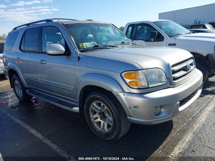 2003 Toyota Sequoia Limited V8 VIN: 5TDZT38A83S151151 Lot: 40601973