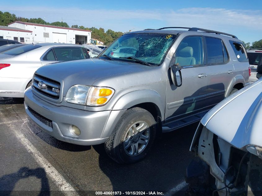 2003 Toyota Sequoia Limited V8 VIN: 5TDZT38A83S151151 Lot: 40601973