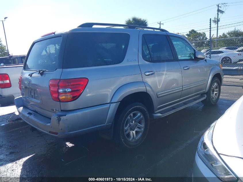 2003 Toyota Sequoia Limited V8 VIN: 5TDZT38A83S151151 Lot: 40601973