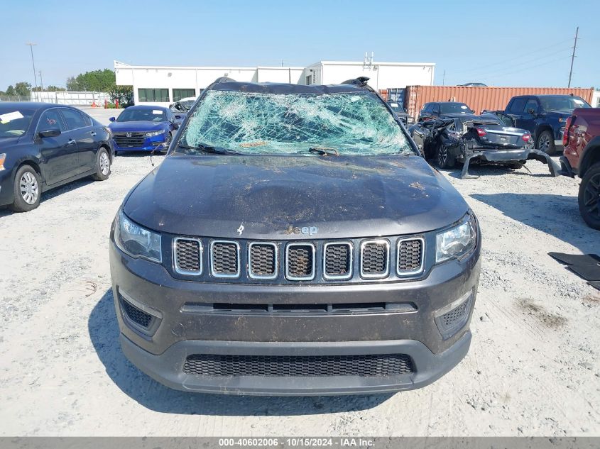 2018 Jeep Compass Sport Fwd VIN: 3C4NJCAB0JT182369 Lot: 40602006