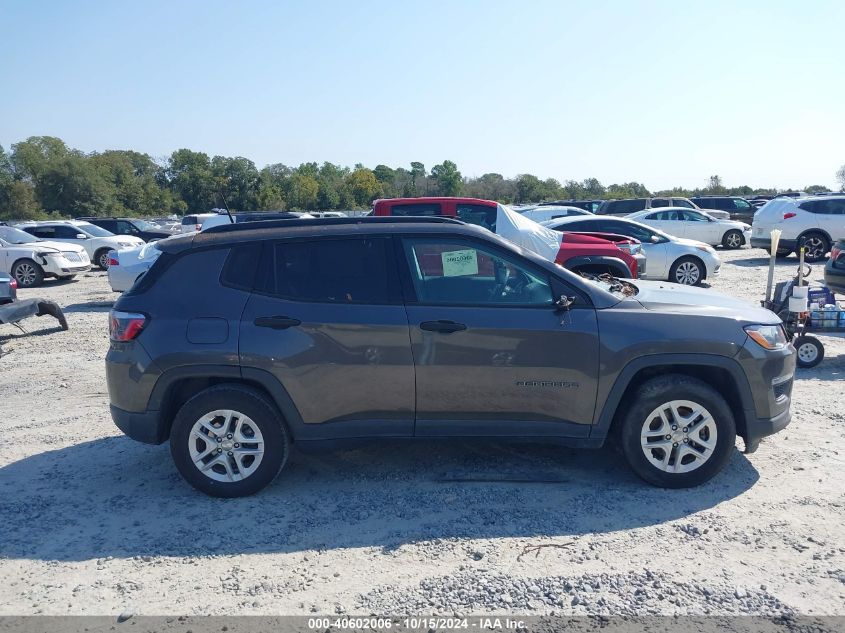 2018 Jeep Compass Sport Fwd VIN: 3C4NJCAB0JT182369 Lot: 40602006