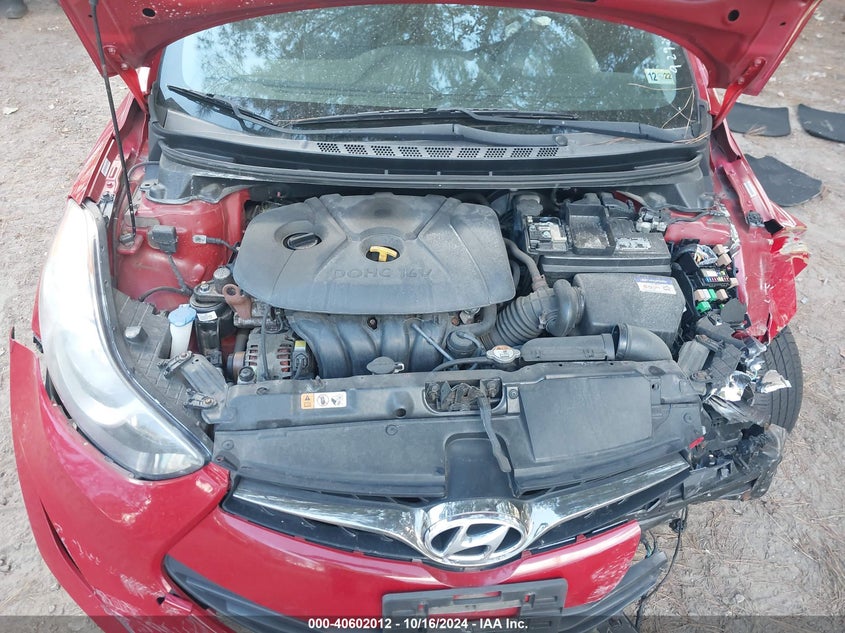 2013 HYUNDAI ELANTRA VIN: KMHDH6AE3DU010975