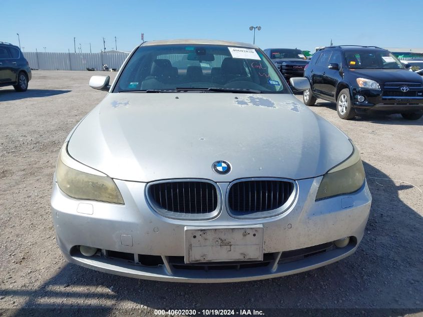 2006 BMW 530I VIN: WBANE73596CM35028 Lot: 40602030