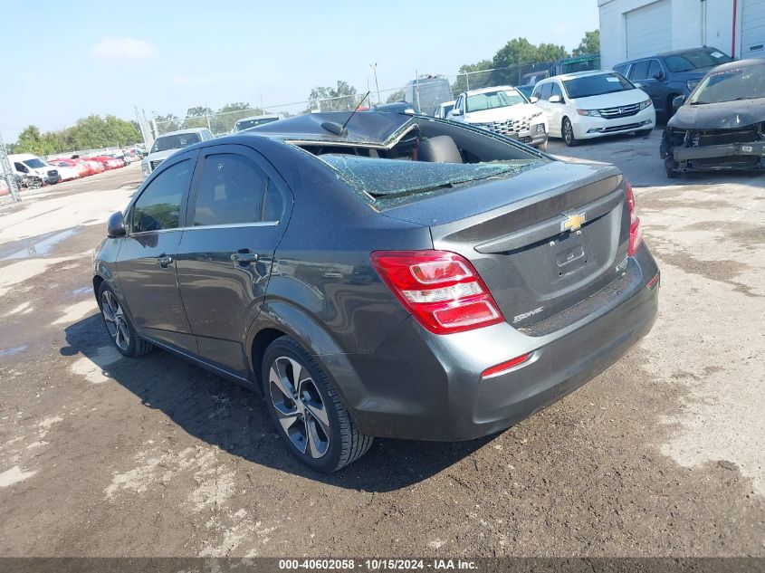 2019 Chevrolet Sonic Premier Auto VIN: 1G1JF5SB7K4122678 Lot: 40602058