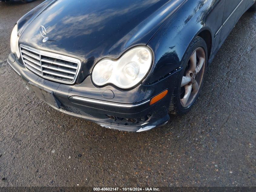 2006 Mercedes-Benz C 230 Sport VIN: WDBRF52H36A916002 Lot: 40602147