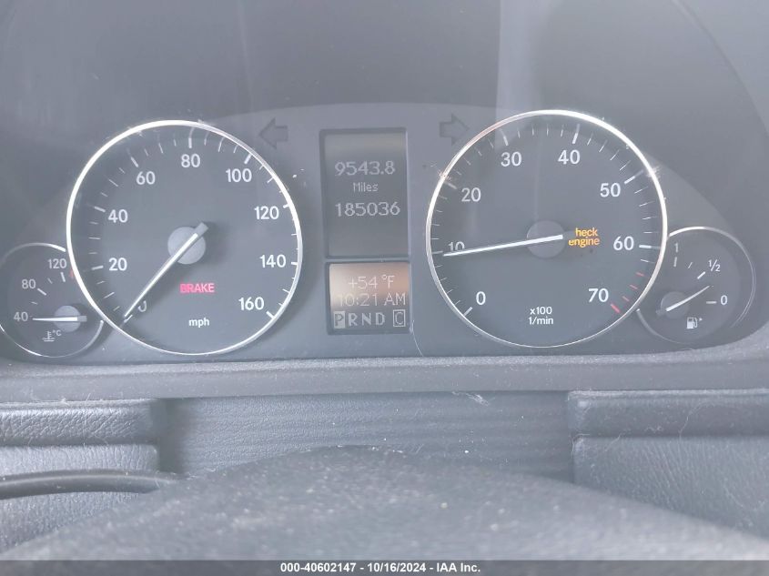 2006 Mercedes-Benz C 230 Sport VIN: WDBRF52H36A916002 Lot: 40602147