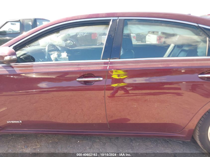 2013 Toyota Avalon Hybrid Limited VIN: 4T1BD1EB6DU006795 Lot: 40602163