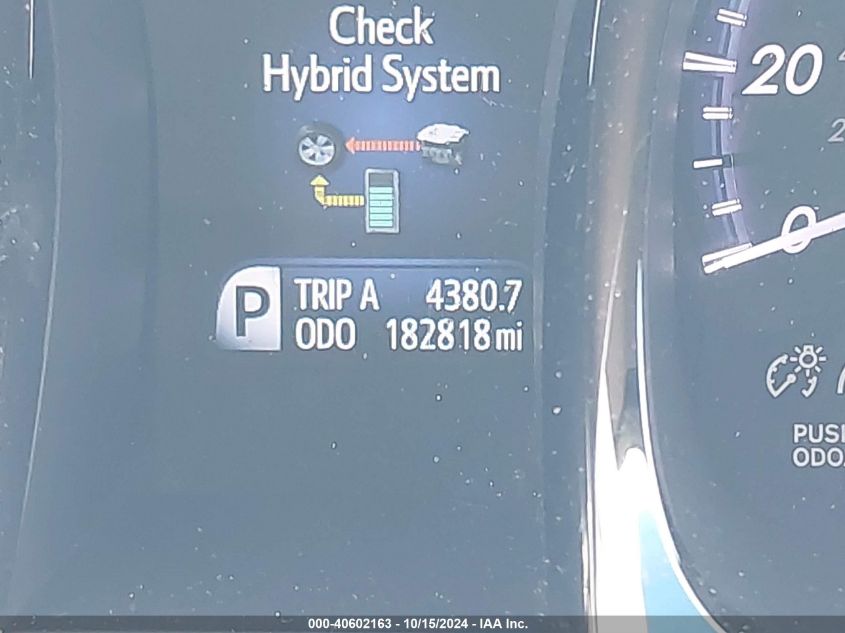 2013 Toyota Avalon Hybrid Limited VIN: 4T1BD1EB6DU006795 Lot: 40602163