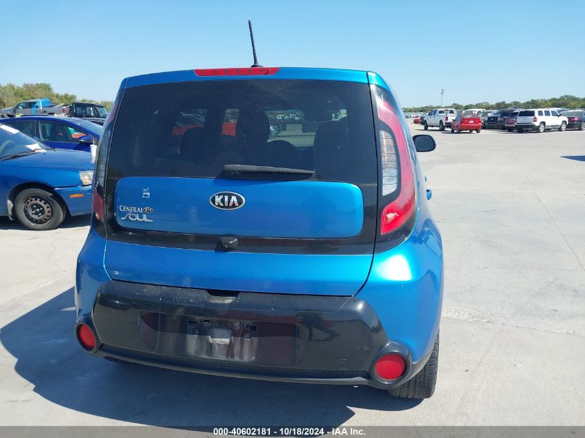 2016 Kia Soul + VIN: KNDJP3A54G7365875 Lot: 40602181